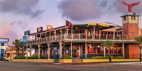 Fish tales galveston - Fish Tales in Galveston, TX, is a American restaurant with average rating of 3.8 stars. See what others have to say about Fish Tales. Today, Fish Tales will be open from 11:00 AM to 9:00 PM. Whether you’re curious about how busy the restaurant is or want to reserve a table, call ahead at (409) 762-8545.